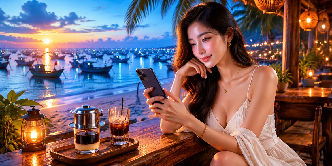 Người hâm mộ thể thao tại Mũi Né xem tỷ lệ kèo bóng đá trên 434 bên bờ biển
